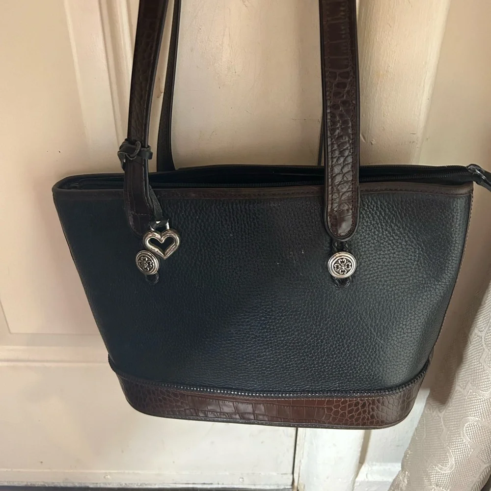 Brighton Black and Brown Classic Tote - Picture 6 of 6